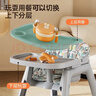 愛(ài)嬰樹(shù)嬰兒寶寶餐椅肯德基同款兒童多功能座椅高度可調成長(cháng)吃飯餐桌椅厚 青色+雙餐盤(pán)+置物兜+萬(wàn)向輪+坐墊 【加厚款】新一代多功能兒童餐椅 曬單實(shí)拍圖