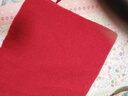 上海故事100%羊毛女士純色雙面大披肩圍巾禮盒送媽媽生日三八禮物騏驥紅 曬單實(shí)拍圖