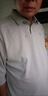 羅蒙長(cháng)袖T恤男春季polo衫商務(wù)休閑衛衣行政上衣打底衫外套男W8E杏X(jué)L 曬單實(shí)拍圖