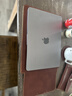 真皮筆記本電腦內膽包頭層牛皮14寸13寸平板適用蘋(píng)果macbookpro 油蠟棕色【有蓋款】 13.3英寸 曬單實(shí)拍圖
