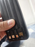 畢亞茲【3C認證可上飛機】10000毫安充電寶 自帶四線(xiàn)可拆10W移動(dòng)電源適用蘋(píng)果17華為小米手機耳機等YD5黑 曬單實(shí)拍圖