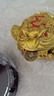 繽越黃銅金蟾招財擺件三足金蟾擺件金蟬黃銅金蟾蜍擺件店鋪開(kāi)業(yè)禮品 曬單實(shí)拍圖