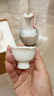溫酒器中式家用白酒分酒器燙酒壺仿宋執壺酒具整套 影青清樽溫酒具一壺六杯 曬單實(shí)拍圖