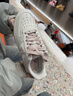 耐克（NIKE）NIKE女子空軍一號情人節限定款AF1運動(dòng)鞋IQ4937-161白37.5 曬單實(shí)拍圖