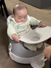 愛(ài)貝多嬰幼兒餐椅寶寶學(xué)坐椅不傷脊柱家用多功能成長(cháng)椅兒童沙發(fā)哄娃神器 灰【標準款】學(xué)坐/遛娃/用餐/洗澡  多功能四合一 曬單實(shí)拍圖