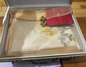 杭絲路蘇繡真絲絲巾女桑蠶絲圍巾飄紗披肩生日節日送長(cháng)輩媽媽婦女節禮物 曬單實(shí)拍圖