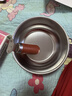 不銹鋼泡面碗一人食水果沙拉碗胡桃木手柄鍋家用煎鍋油潑鍋小奶鍋 14CM鍋+胡桃木手柄【升級款】 曬單實(shí)拍圖