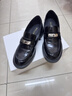 百麗（Belle）復古褶皺面牛皮樂(lè )福鞋2026春新商場(chǎng)同款粗跟單鞋F2G1DAA6 黑色 34 (220mm) 曬單實(shí)拍圖