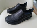 普步仕品牌真皮皮鞋男2026秋季新款時(shí)尚百搭頭層牛皮鞋一腳蹬軟底鞋子男 黑色-四季款 38 標準皮鞋碼 曬單實(shí)拍圖