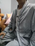 莫代爾睡衣男士春秋季新款純棉長(cháng)袖大碼秋冬款可外穿運動(dòng)開(kāi)衫家居服套裝 LS7604開(kāi)衫套裝 XL 男【建議120-140斤】 曬單實(shí)拍圖