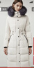 朗姿大毛領(lǐng)鵝絨服匈牙利進(jìn)口鵝絨羽絨服大衣女士冬季新款外套 白色3 L 曬單實(shí)拍圖