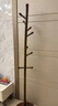 棲音閣實(shí)木衣架落地臥室衣帽架客廳掛衣服架子落地衣架家用立式掛包架 曬單實(shí)拍圖