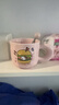 可愛(ài)fufu生日蛋糕馬克杯帶蓋勺陶瓷杯送女生高顏值有意義生日禮物 漢堡生日蛋糕杯+勺1個(gè)350ml 曬單實(shí)拍圖
