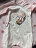 迪士尼（Disney）嬰兒睡袋衣服新生兒連體衣爬爬服睡袍A類(lèi)純棉滿(mǎn)月寶寶睡衣春秋季 曬單實(shí)拍圖
