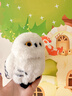 迪卡夢(mèng)（DEKAMO）魔法信使貓頭鷹玩偶互動(dòng)智能玩具站肩小鳥(niǎo)毛絨公仔娃娃生日禮物女 貓頭鷹白色 25厘米，魔法智能互動(dòng) 曬單實(shí)拍圖
