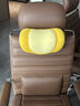 知夢(mèng)人（zhimengren）辦公室座椅頭枕午睡枕工位午休坐著(zhù)仰睡神器電腦椅頭靠加高頸枕 （中凸護頸+雙層壓力分散）雙黃拼色 曬單實(shí)拍圖