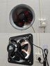 奧克斯（AUX）油煙排氣扇 吸油煙機廚房換氣扇強排風(fēng)高速抽風(fēng)機排風(fēng)扇 12寸黑色 曬單實(shí)拍圖