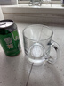樂(lè )美雅玻璃杯咖啡杯耐熱微波爐可用耐高溫泡茶杯鋼化把杯380ml*2 曬單實(shí)拍圖