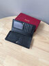 袋鼠錢(qián)包女士長(cháng)款真皮牛皮2025新款手包女小包手拿包女款錢(qián)夾高檔皮夾 黑色-厚款 曬單實(shí)拍圖