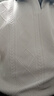 MMOPTOP麥穗紋格子polo領(lǐng)衛衣春秋季男拼接舒適透氣內搭上衣MWY19白2XL 曬單實(shí)拍圖