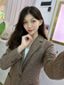 晨芙羊毛西裝外套女春秋季新款高級感時(shí)尚氣質(zhì)休閑加厚小個(gè)子毛呢西服 單件咖啡色西裝 S 建議80~89斤 曬單實(shí)拍圖