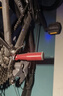 樂(lè )百客（LEBYCLE）山地公路車(chē)后撥保護器變速器保護架自行車(chē)防撞器配件騎行裝備護撥 快拆通用-短款-紅色 曬單實(shí)拍圖
