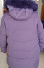 鴨鴨（YAYA） 奶奶冬裝羽絨服中長(cháng)款洋氣毛領(lǐng)60歲70加厚中老年媽媽裝太太外套 紫色 4XL (建議135-150斤) 曬單實(shí)拍圖