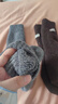 莫代爾70%羊毛襪男士中筒襪秋冬季長(cháng)襪刺繡加絨加厚東北保暖厚襪子3雙裝 曬單實(shí)拍圖