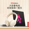 聯(lián)想（Lenovo）熱評20w+無(wú)線(xiàn)耳機頭戴式藍牙耳機電腦游戲降噪跑步運動(dòng)音樂(lè )網(wǎng)課耳麥適用蘋(píng)果華為升級款TH30米白 曬單實(shí)拍圖