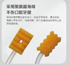華越一次性口腔清潔棒吸痰刷臥床病人口腔護理海綿棒月子牙刷消毒刷 【華越】彎形口腔護理刷    【10支】 曬單實(shí)拍圖