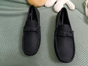 普步仕品牌真皮豆豆鞋男2026新款秋季防臭商務(wù)休閑皮鞋軟底一腳蹬懶人鞋 黑色 42 【標準皮鞋碼】 曬單實(shí)拍圖