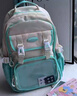 愛(ài)迪生發(fā)明家中學(xué)生書(shū)包護脊男女孩初高中生二次元潮流雙肩痛包 2564-3 淺藍色 曬單實(shí)拍圖