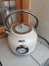 MCKAKA英國 復古恒溫保溫燒水壺  可視溫度表高顏值電熱水壺  家用1.7L大容量304不銹鋼自動(dòng)斷電開(kāi)水器 1.7L 珍珠米黃【自動(dòng)恒溫款】 曬單實(shí)拍圖