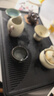 高檔仿烏金石茶盤(pán)家用茶臺瀝水盤(pán)茶托盤(pán)茶具2025新款茶海套裝干泡 大號51*31*3.5cm（蓄排兩用） 曬單實(shí)拍圖
