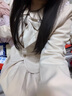 久川小姐】布丁熊原創(chuàng  )JK制服毛呢西裝外套蝴蝶結千金學(xué)院風(fēng)裙套裝 米白色一套（上衣(加棉)+裙子） L 110-120 曬單實(shí)拍圖