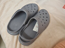 京東京造【抗菌洞洞鞋】涼鞋情侶旅行沙灘兩穿eva涼拖鞋男士水泥灰44-45 曬單實(shí)拍圖