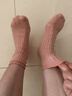 全棉時(shí)代月子襪孕婦打底純棉軟彈不勒腳專(zhuān)用抗菌寬口襪 棉絨白+棉白花灰+棉嫣粉【22cm-24cm】 曬單實(shí)拍圖