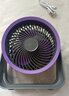 YOUMAKER【已接入米家APP】桌面小風(fēng)扇空氣循環(huán)扇宿舍學(xué)生臺面辦公室USB冷小風(fēng)扇家用渦輪迷你電風(fēng)扇 充電版灰色【長(cháng)續航】五檔循環(huán)風(fēng)丨可掛可立充插兩用 曬單實(shí)拍圖