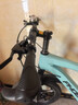 鳳凰新款鳳凰兒童自行車(chē)整車(chē)發(fā)鎂合金車(chē)架變速碟剎青少年成人男女單車(chē) 蔚藍色減震雙碟剎變速整車(chē)三刀 7速 18英寸【身高115-145厘米】 曬單實(shí)拍圖