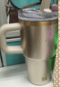 STANLEY保溫杯水杯巨無(wú)霸吸管杯PRO大容量杯子保溫保冷戶(hù)外居家男女禮物 【重磅新品】珠光香檳金- 591ml 曬單實(shí)拍圖