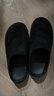 勃肯拖鞋男款冬季加絨棉拖外穿一腳蹬包頭半拖男士防滑厚底穆勒鞋 黑色 41 曬單實(shí)拍圖