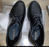 紅蜻蜓男士皮鞋新款商務(wù)休閑軟面皮鞋真皮爸爸鞋工作鞋WTA25087 黑色 41 曬單實(shí)拍圖