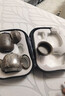 祥業(yè) 泡茶壺陶瓷紫砂茶壺旅行茶具套裝便攜快客杯辦公茶道配件禮盒裝 余圓紫砂套裝 曬單實(shí)拍圖