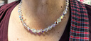 俏物俏女（in lay）母親節禮物媽媽款項鏈珠子串珠仿水晶項鏈短款鎖骨鏈簡(jiǎn)約頸鏈脖鏈 曬單實(shí)拍圖