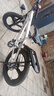 新款學(xué)生自行車(chē)山地車(chē)18/20/22寸男女孩單車(chē)變速腳踏車(chē)減震雙碟剎 【變速一體輪輪】珠光白+減震 +后座 20寸（適合身高135-155cm） 曬單實(shí)拍圖