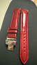 適用于天梭1853庫圖T035原廠(chǎng)皮帶女 T035210A T035207A原裝真皮表帶18mm 原廠(chǎng)酒紅色+銀色表扣（質(zhì)保一年） 18mm 曬單實(shí)拍圖