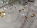 雅集茶具耐熱玻璃錘紋煮濾茶具耐熱玻璃茶壺煮茶壺泡茶壺耐高溫泡茶壺 曬單實(shí)拍圖