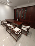 金沙公爵（Duke Kingtha）實(shí)木茶桌椅組合泡茶臺會(huì )客洽談桌新中式古典茶臺套裝辦公家用 標準版260桌+主椅+5客椅+茶臺 曬單實(shí)拍圖