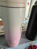星巴克（Starbucks）經(jīng)典系列粉色漸變款不銹鋼杯384ml咖啡杯泡茶杯吸管杯女神節禮物 曬單實(shí)拍圖