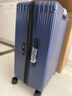 愛(ài)華仕行李箱拉桿箱26英寸旅行箱男大容量密碼箱女托運出差皮箱子海軍藍 曬單實(shí)拍圖